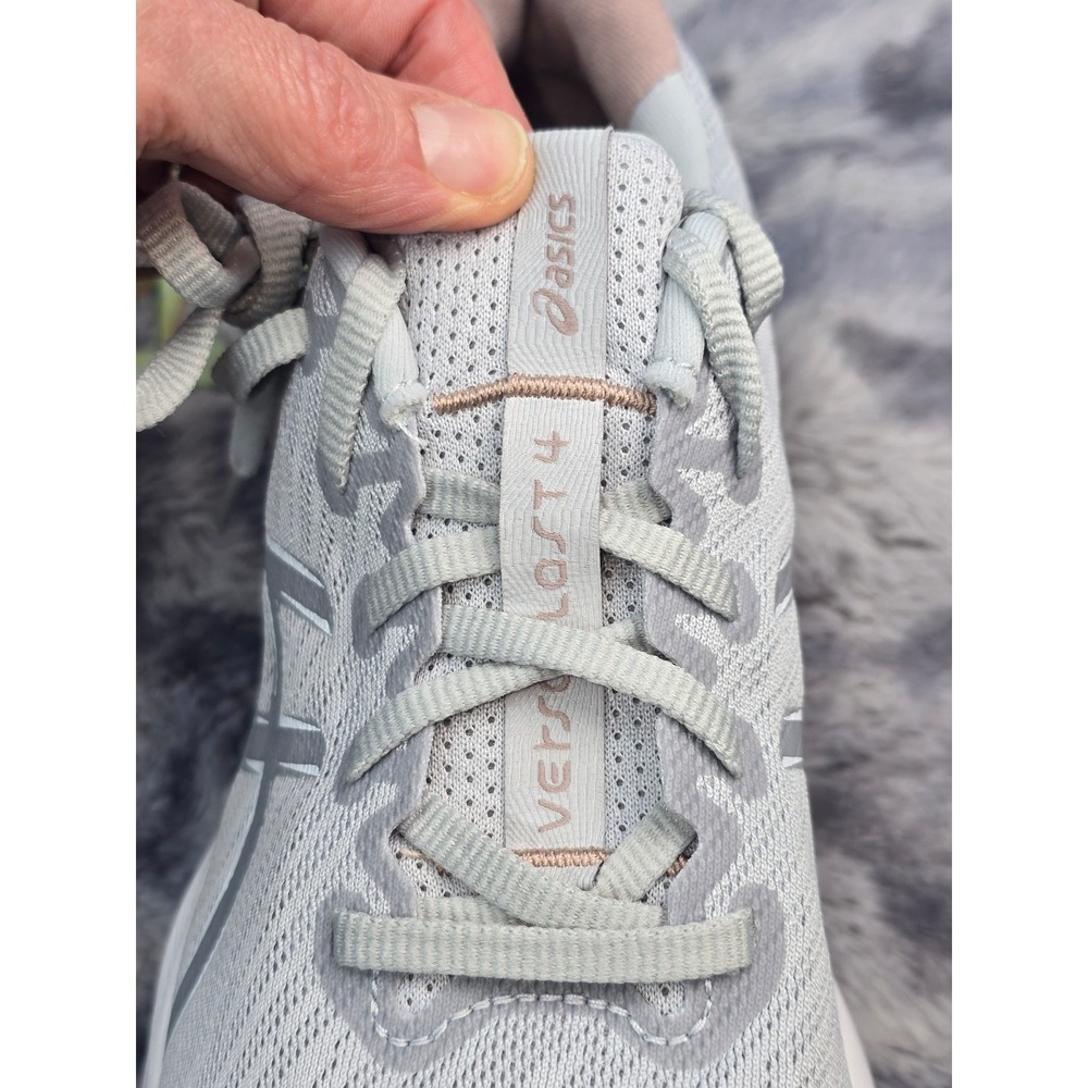 NWT ASICS Versablast 4 in Concrete/White Running Shoes Women Size 8.5 - Picture 5 of 7